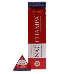 Jumbo Golden Nag - Champa 42g Backflow Incense Cones