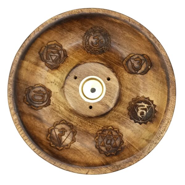 Incense Stick & Cone Burner Disc - 7 Chakra