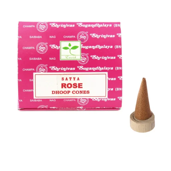 Satya rose dhoop cones